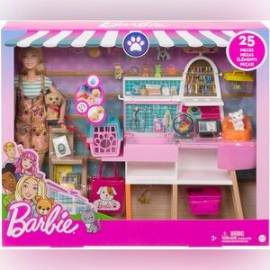 NIB Easter Basket🐰💐🐣 Gift Barbie Pet Boutique Playset